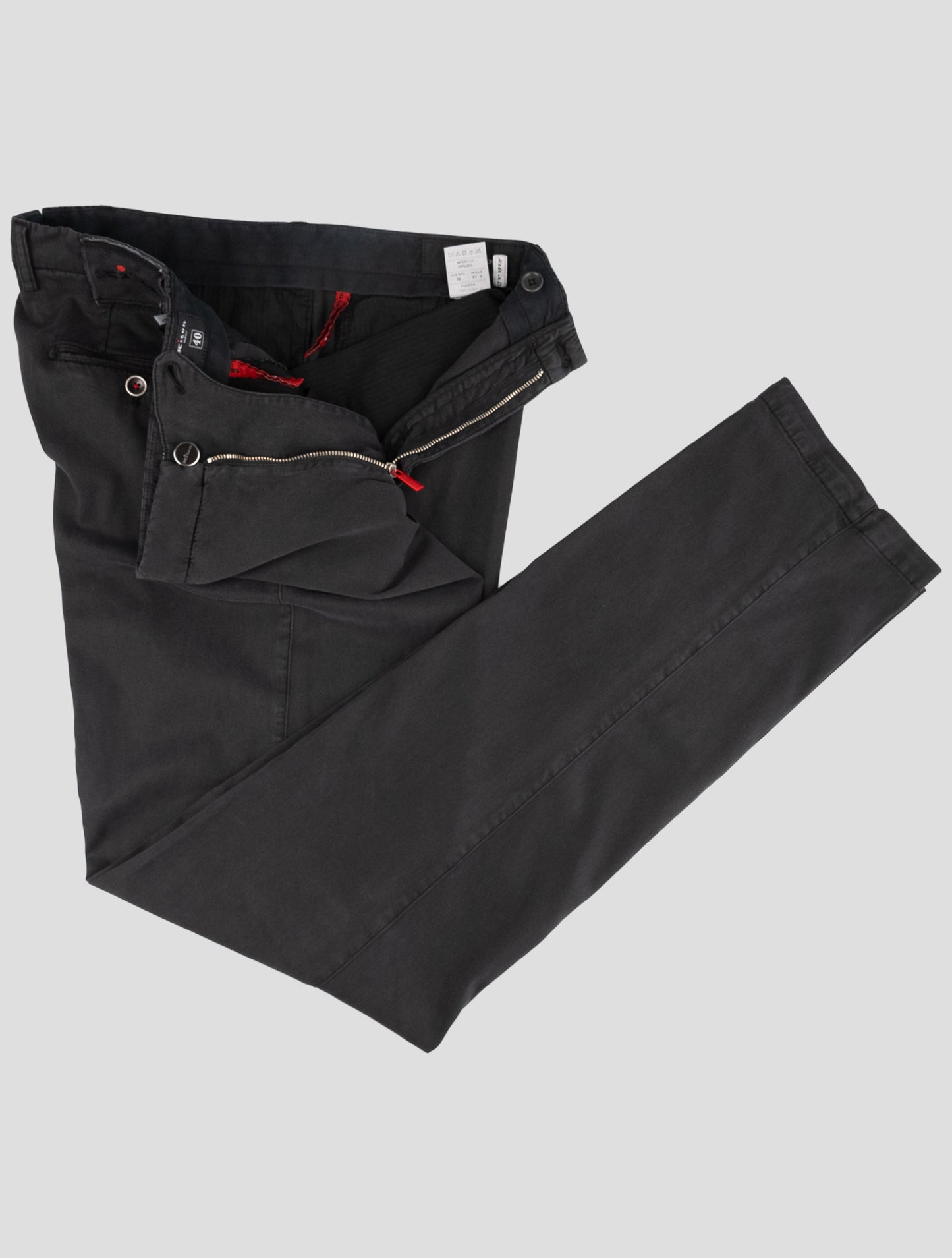 Kiton Gray Lyocell Ea Pants