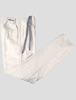 Kiton White Modal Cotton Ea Pants