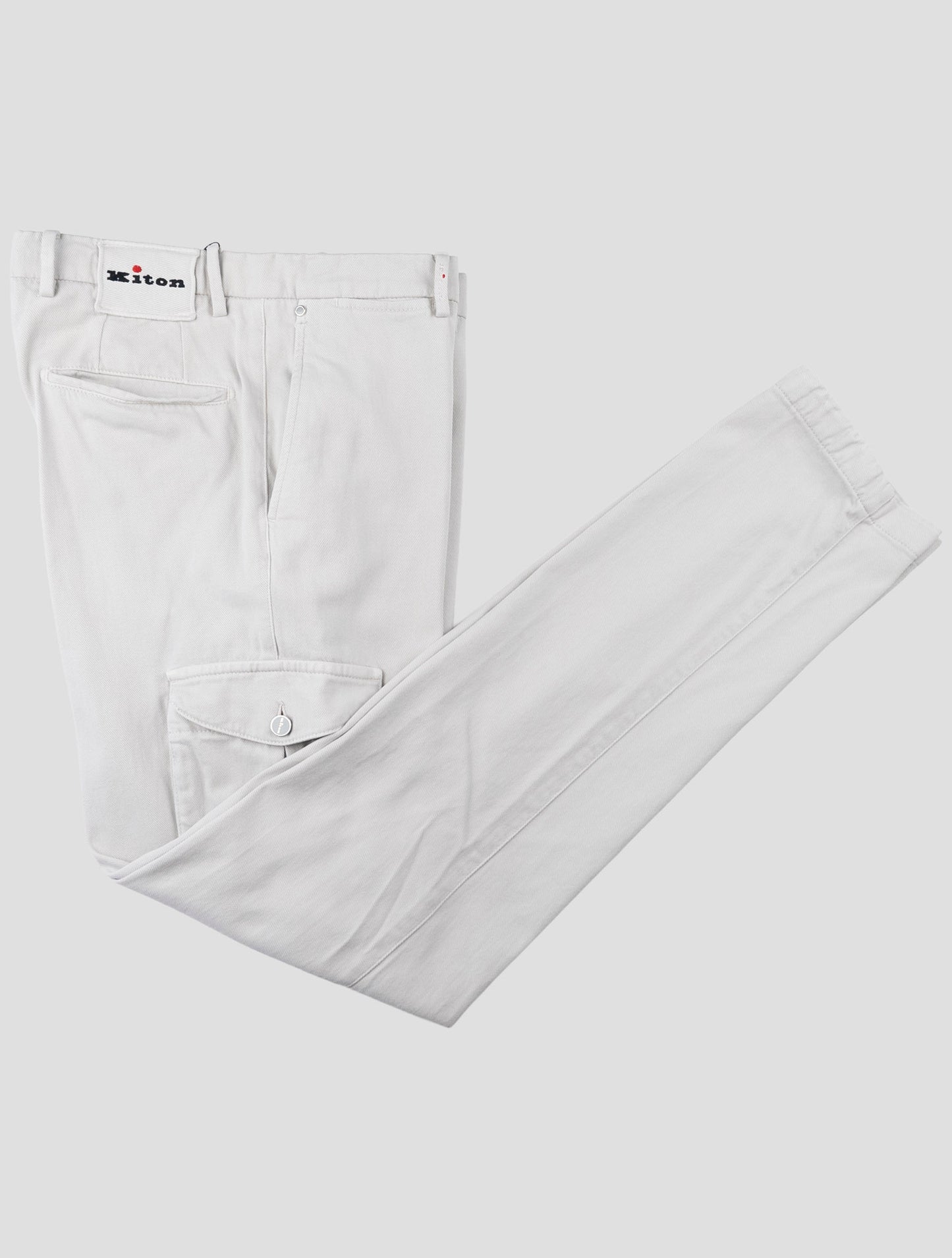Kiton Beige Cotton Ea Cargo Pants