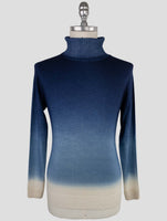 Kiton Multicolor Cashmere Silk Sweater Turtleneck