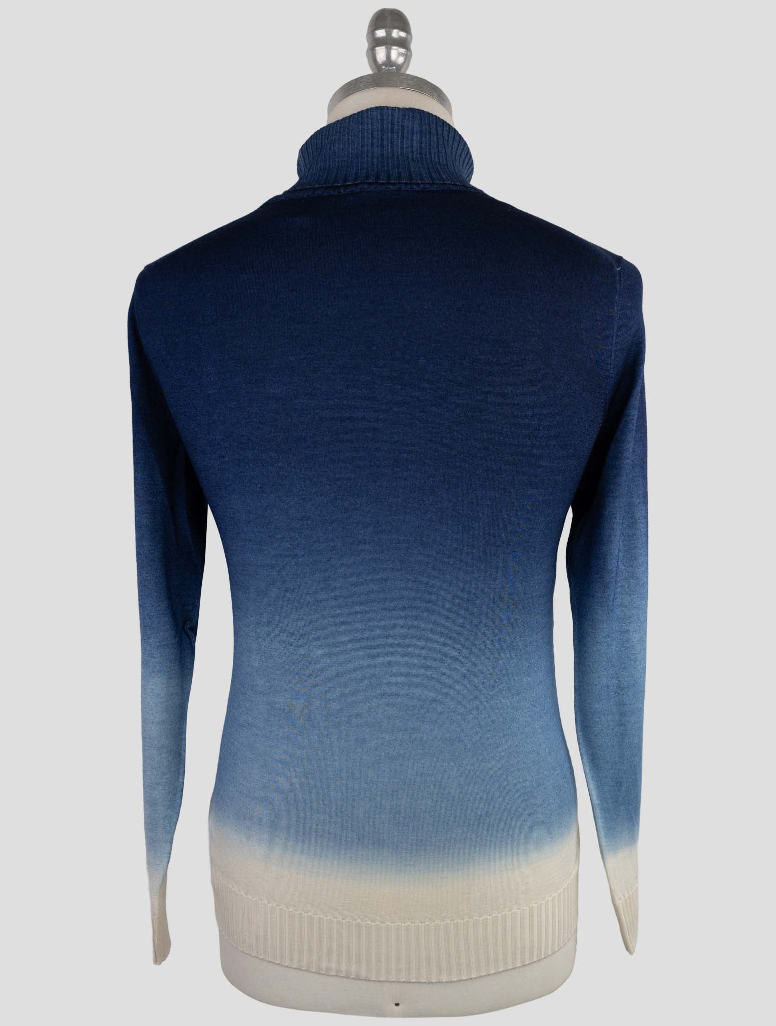 Kiton Multicolor Cashmere Silk Sweater Turtleneck