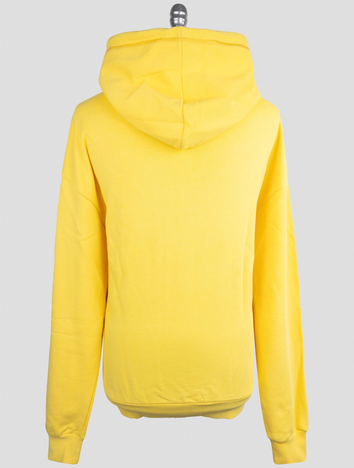 Kiton Knt Yellow Cotton Sweater Hoodie