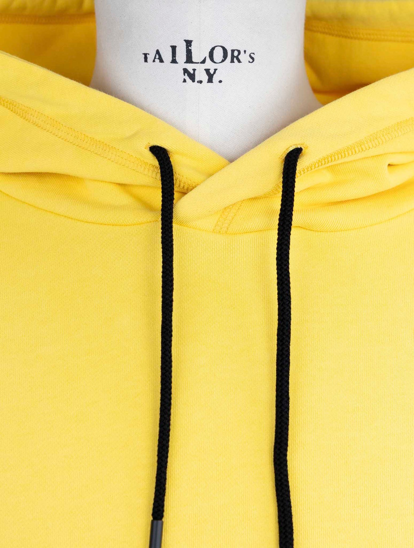 Kiton Knt Yellow Cotton Sweater Hoodie