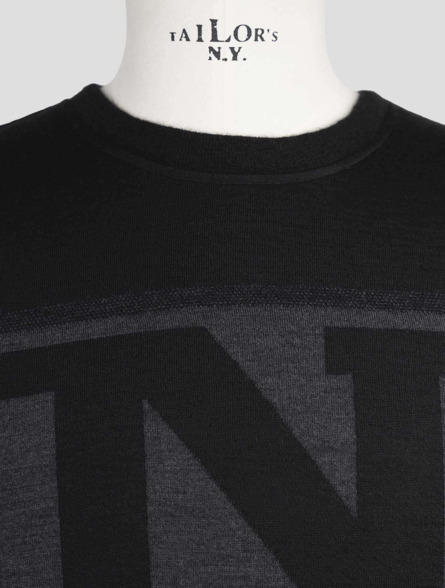 Kiton Knt Black Gray Wool Cashmere Sweater Cardigan