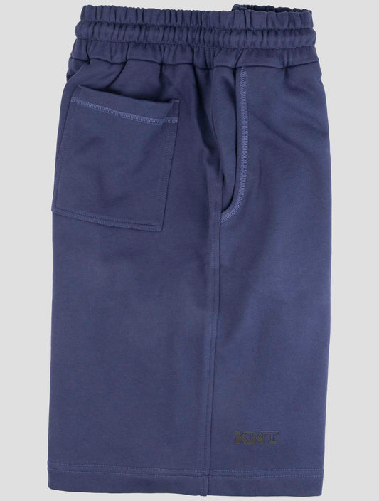 Kiton Knt Blue Cotton Short Pants