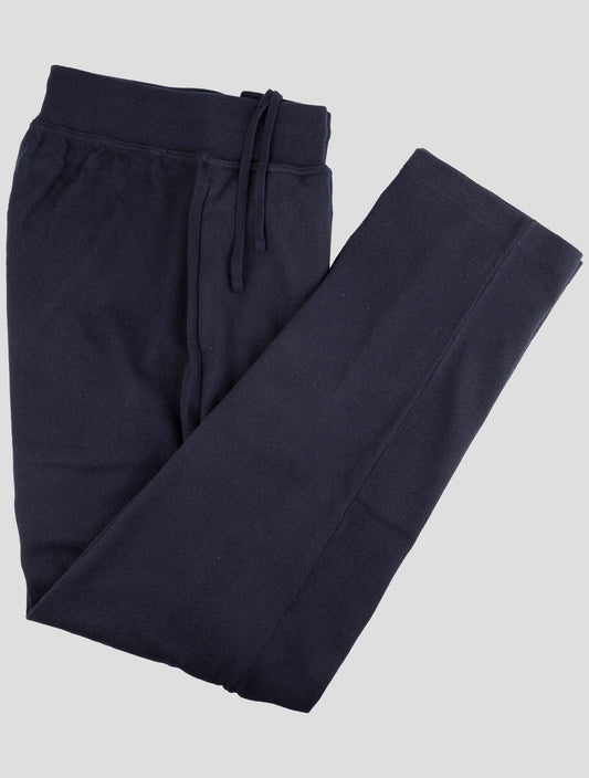 Kiton Knt Blue Cashmere Jogging Pants
