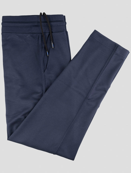 Kiton Knt Blue Viscose Ea Pants