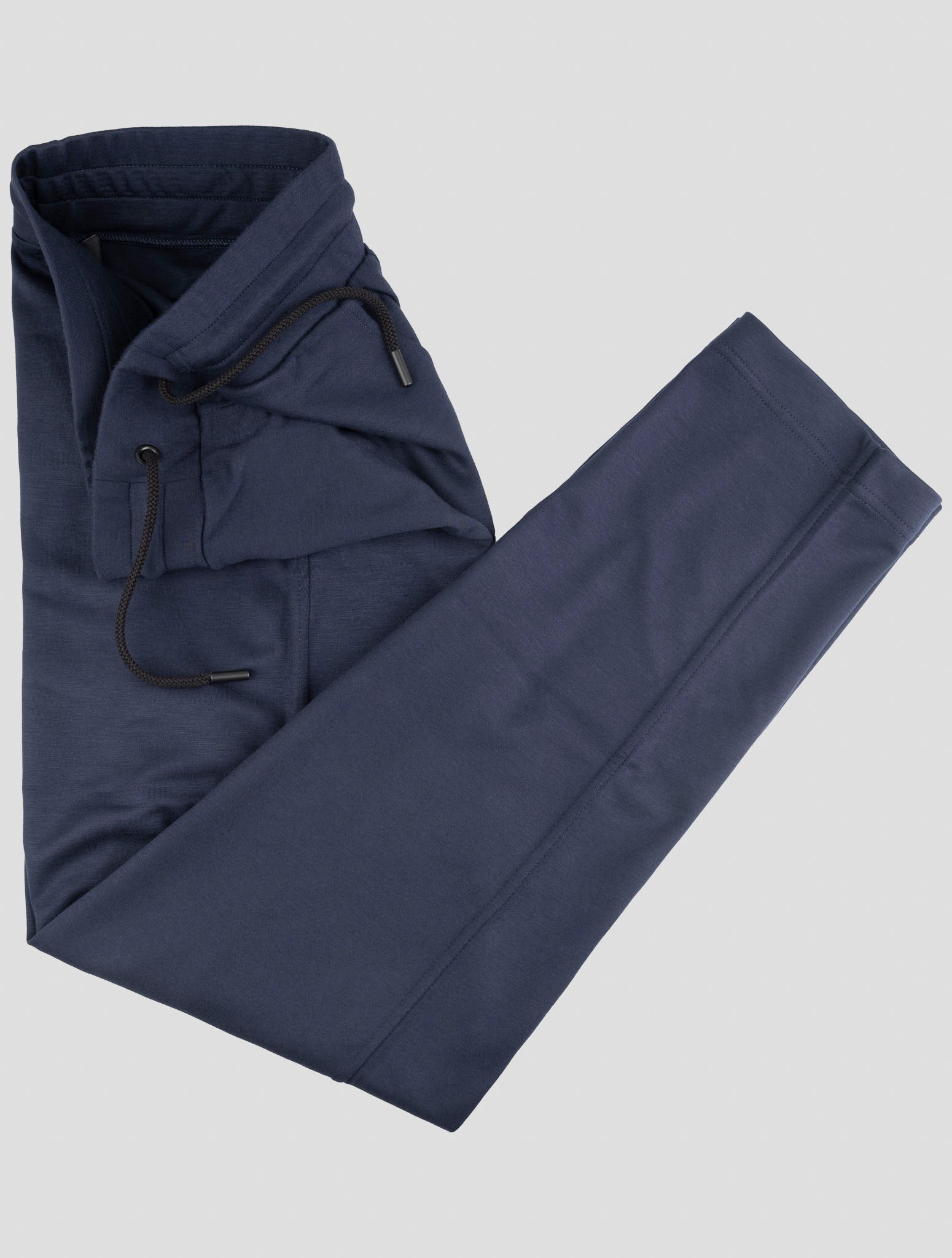 Kiton Knt Blue Viscose Ea Pants