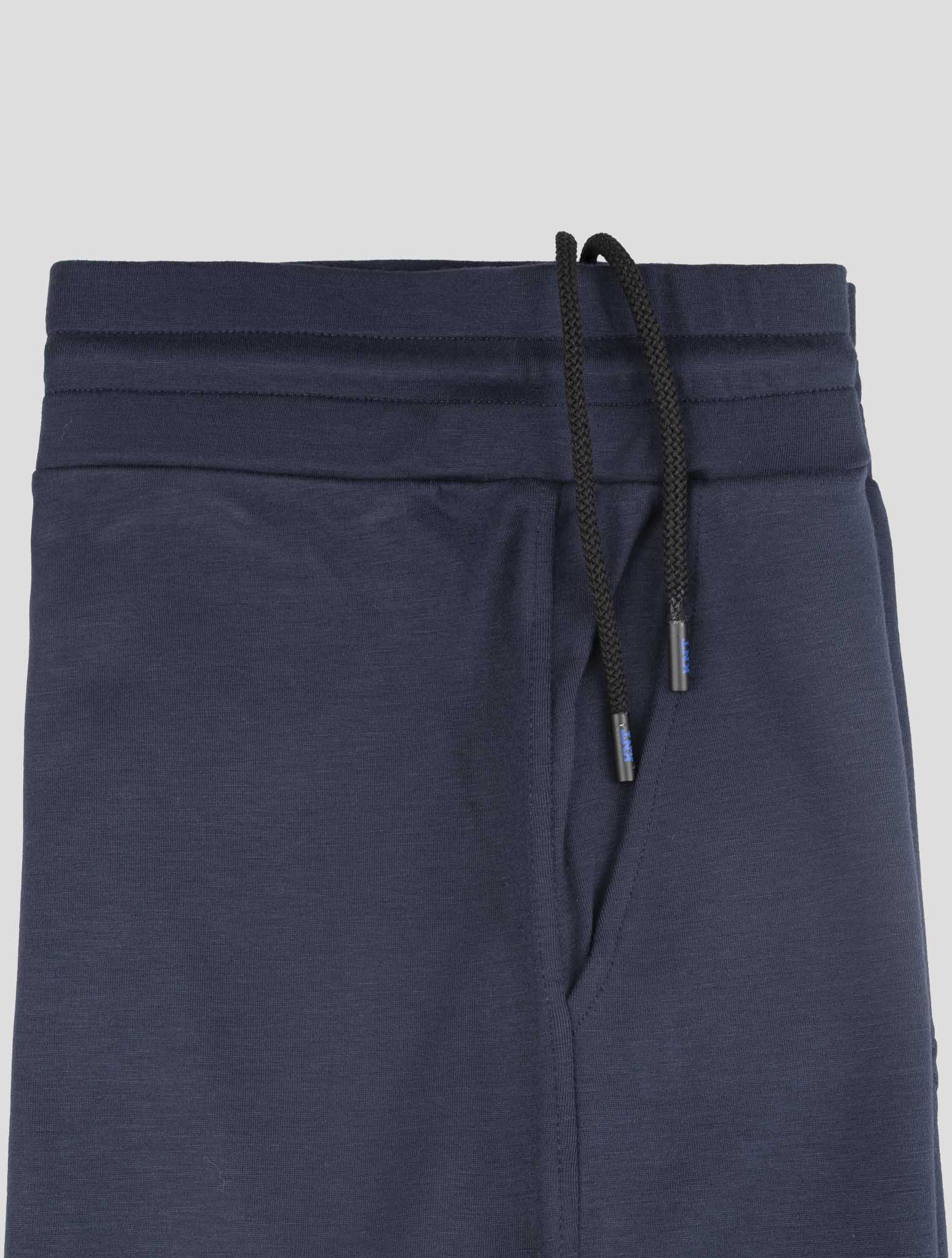Kiton Knt Blue Viscose Ea Pants