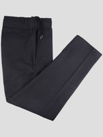 Kiton Knt Black Cotton Ea Pants