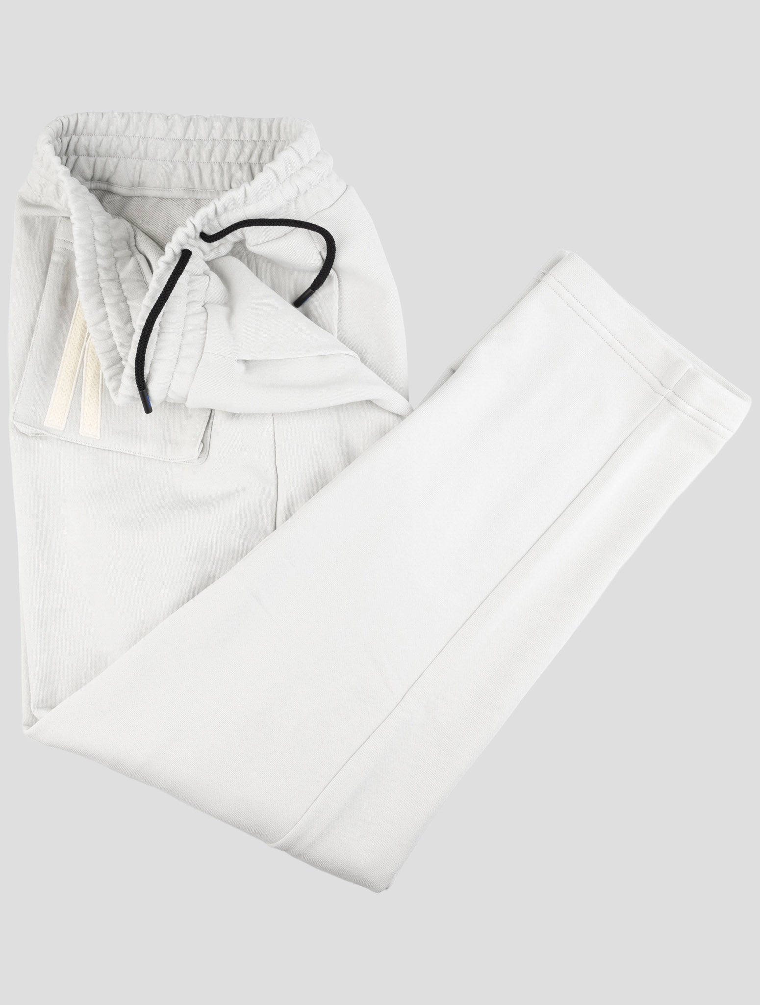 Kiton Knt Gray Cotton Jogging Pants