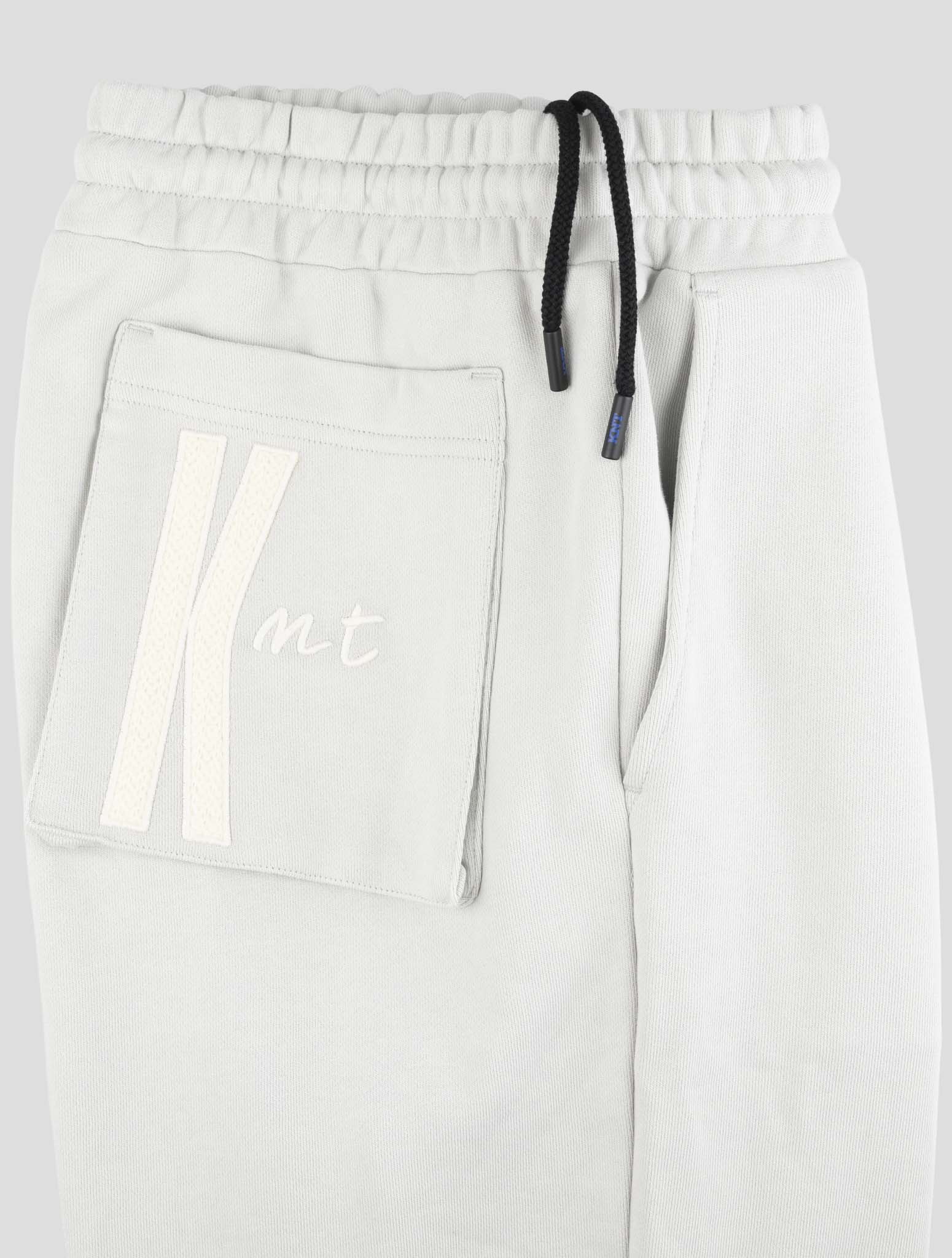 Kiton Knt Gray Cotton Jogging Pants