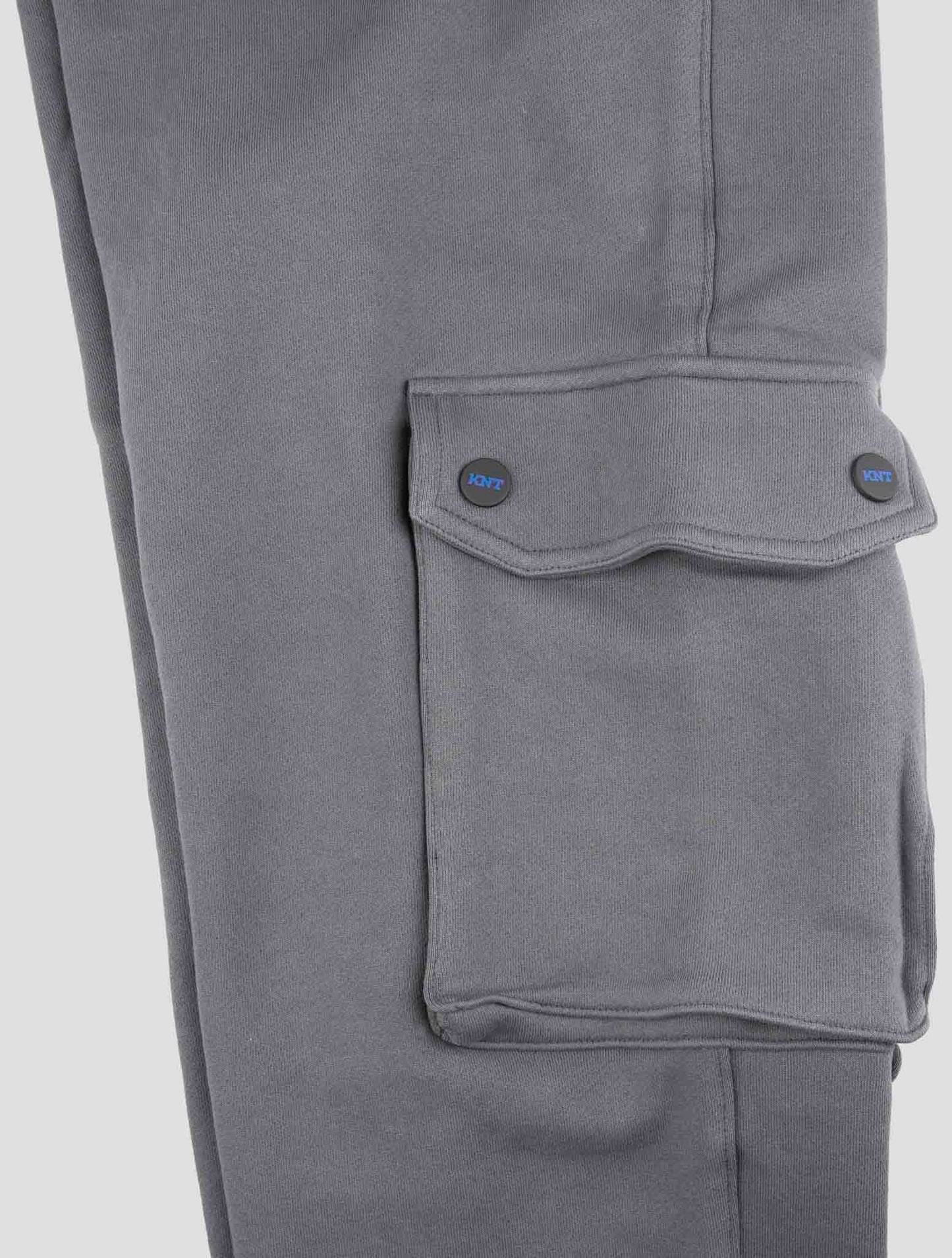 Kiton Knt Gray Cotton Jogging Pants