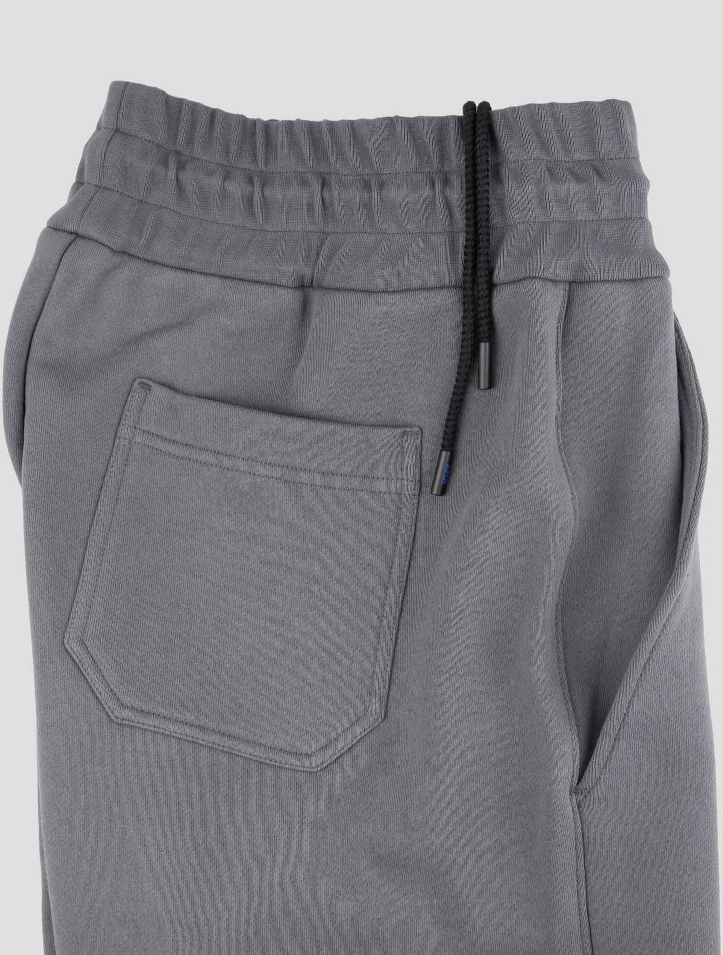 Kiton Knt Gray Cotton Jogging Pants