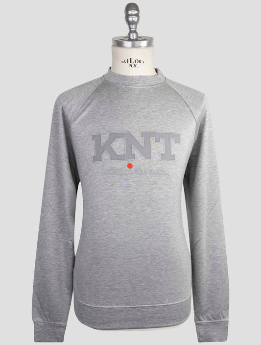 Kiton Knt Gray Viscose Ea Sweater Crewneck