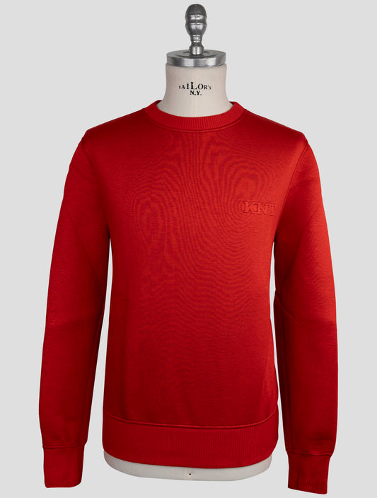 Kiton Knt Red Viscose Ea Sweater Crewneck