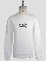 Kiton Knt White Cotton Sweater Crewneck