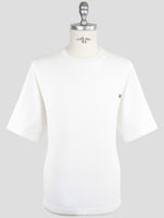 Kiton Knt White Cotton T-Shirt