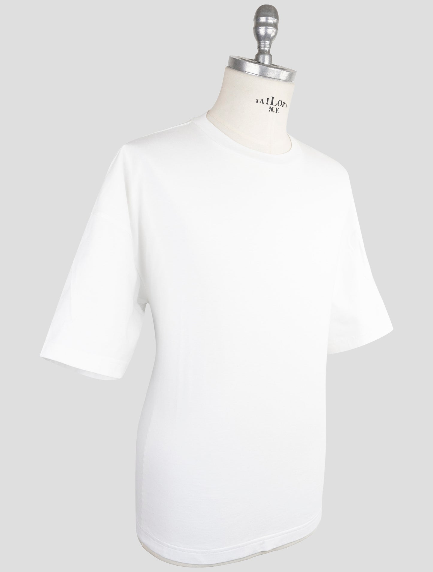 Kiton Knt White Cotton T-Shirt