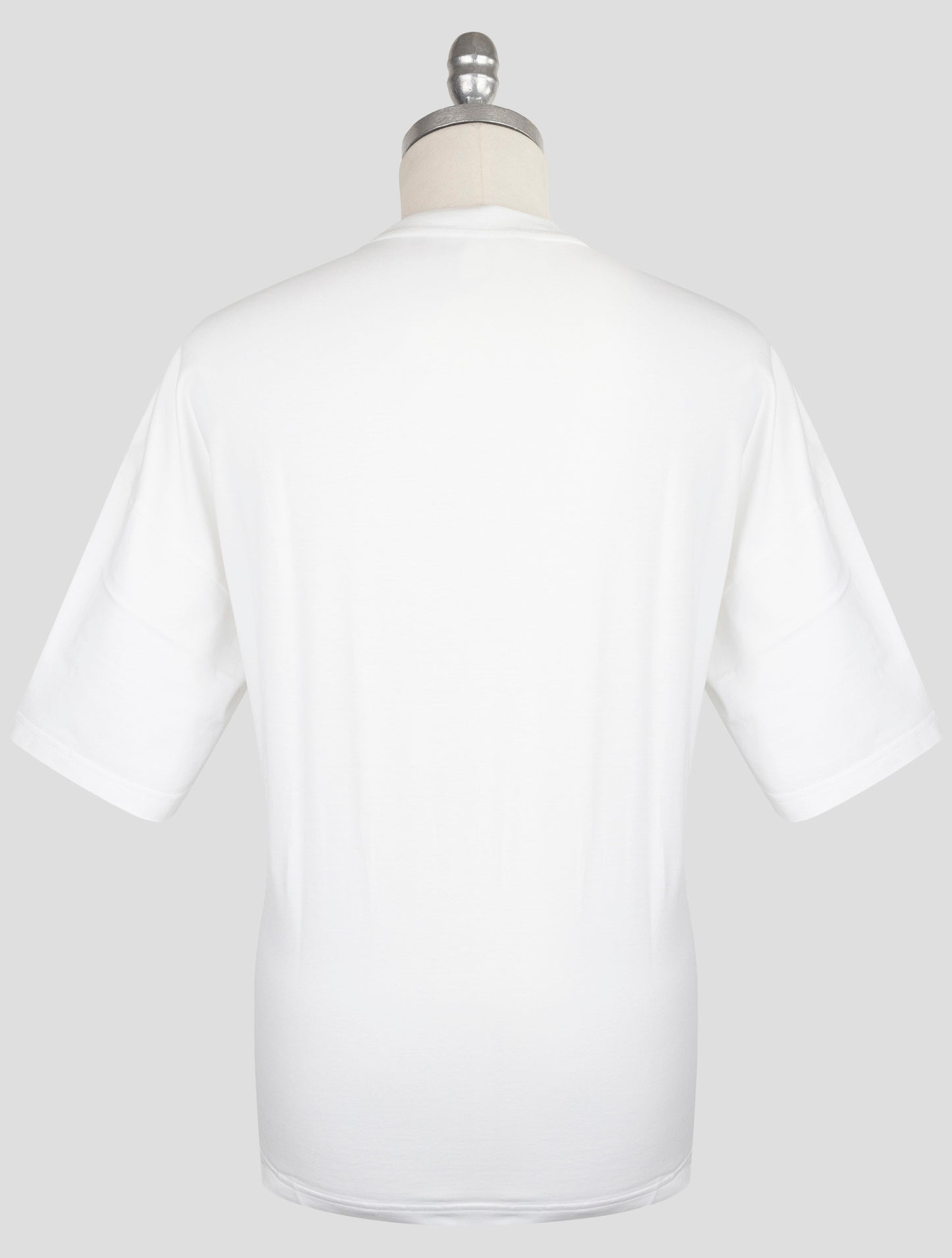 Kiton Knt White Cotton T-Shirt