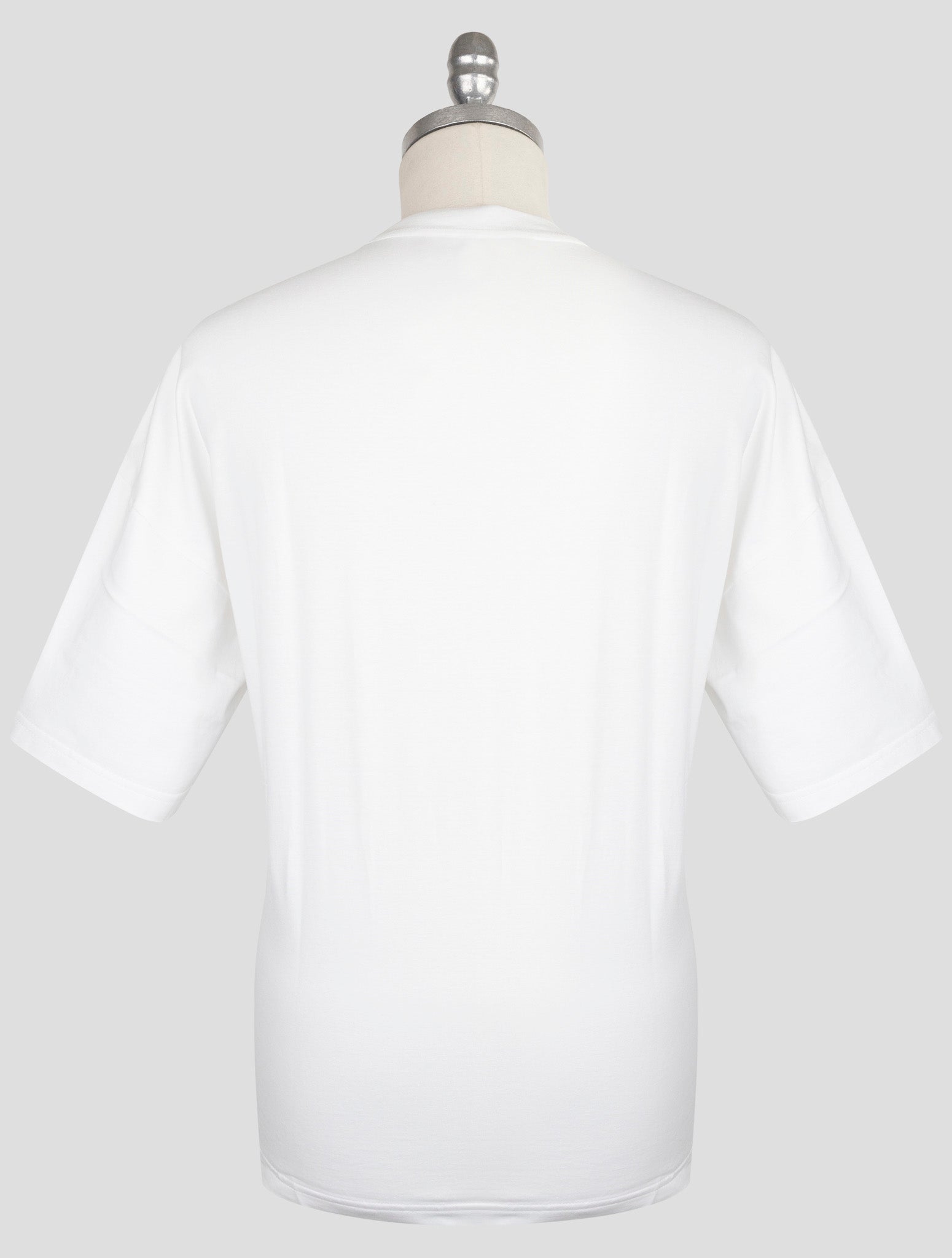 Kiton Knt White Cotton T-Shirt