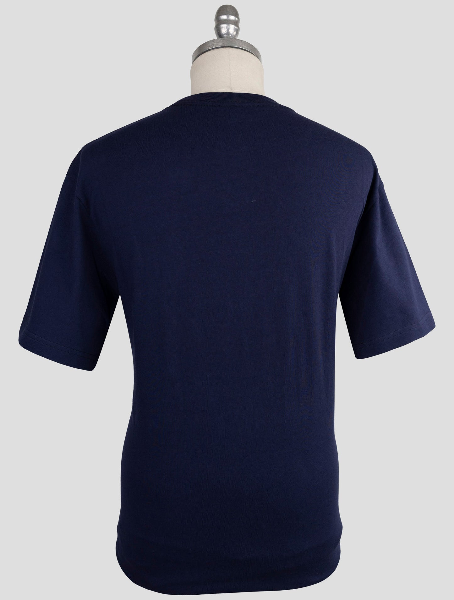 Kiton Knt Blue Cotton T-Shirt