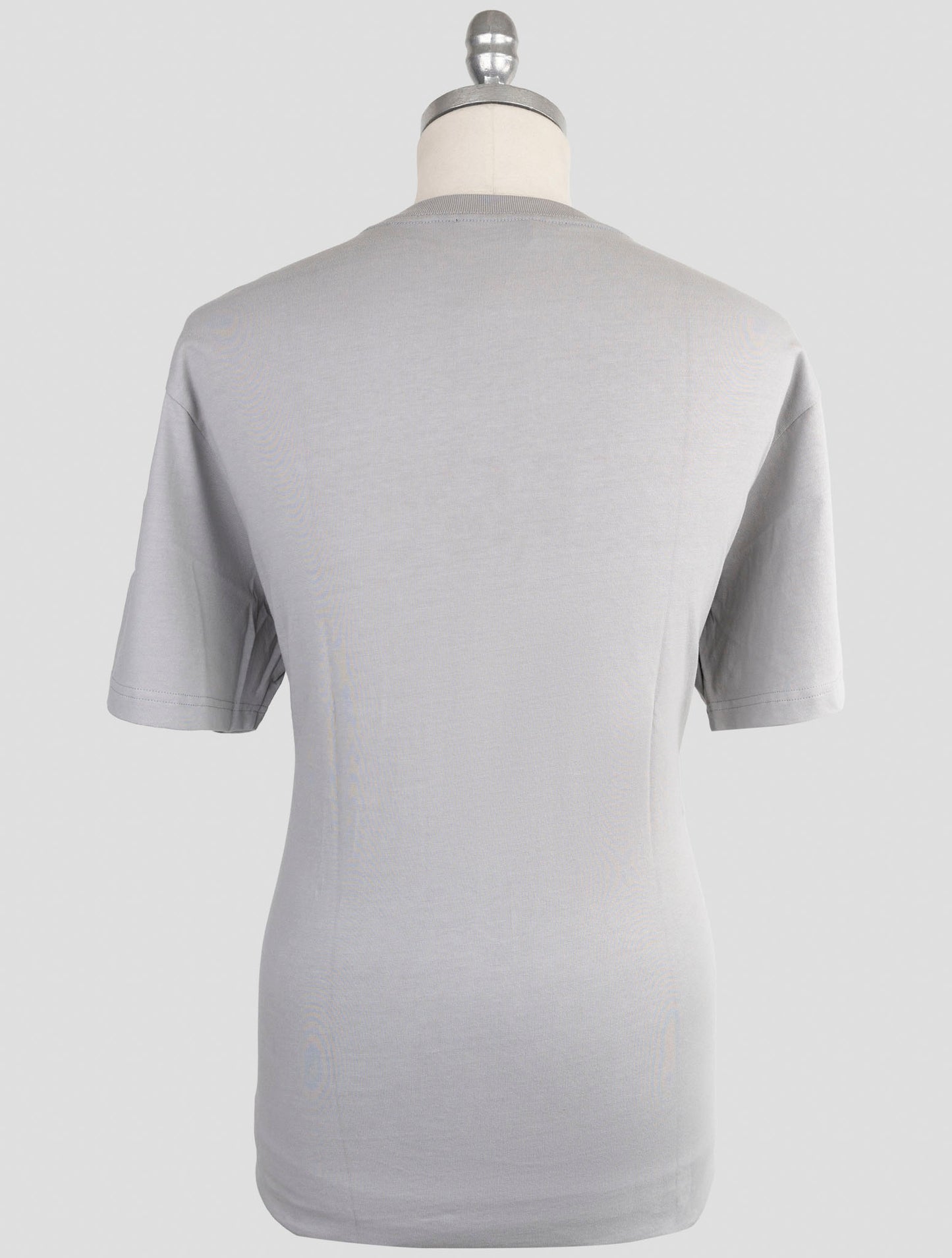 Kiton Knt Gray Cotton T-Shirt