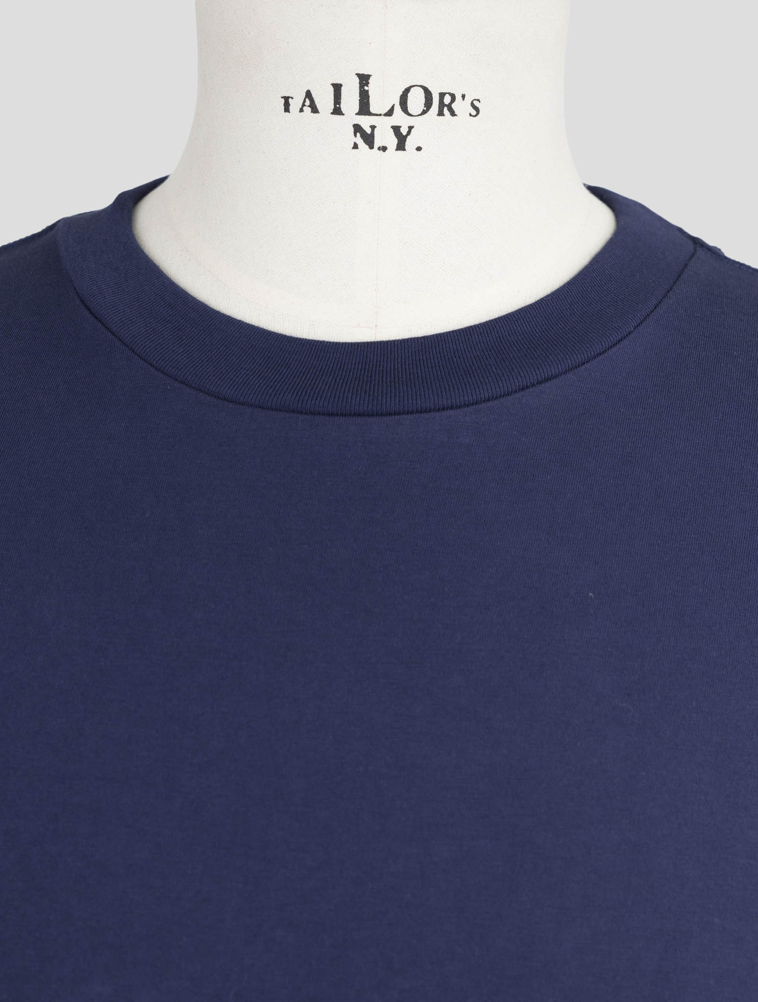 Kiton Knt Blue Cotton T-Shirt