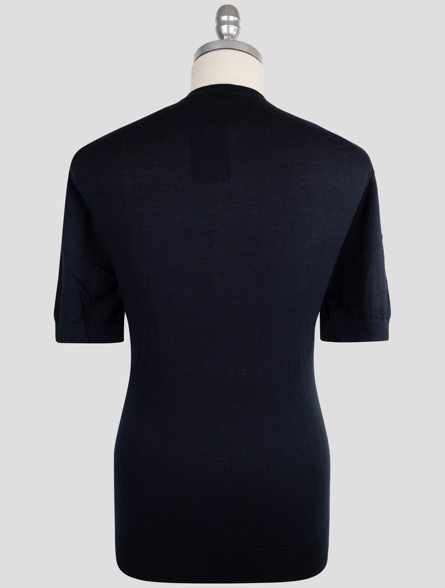 Kiton Knt Blue Cotton T-Shirt