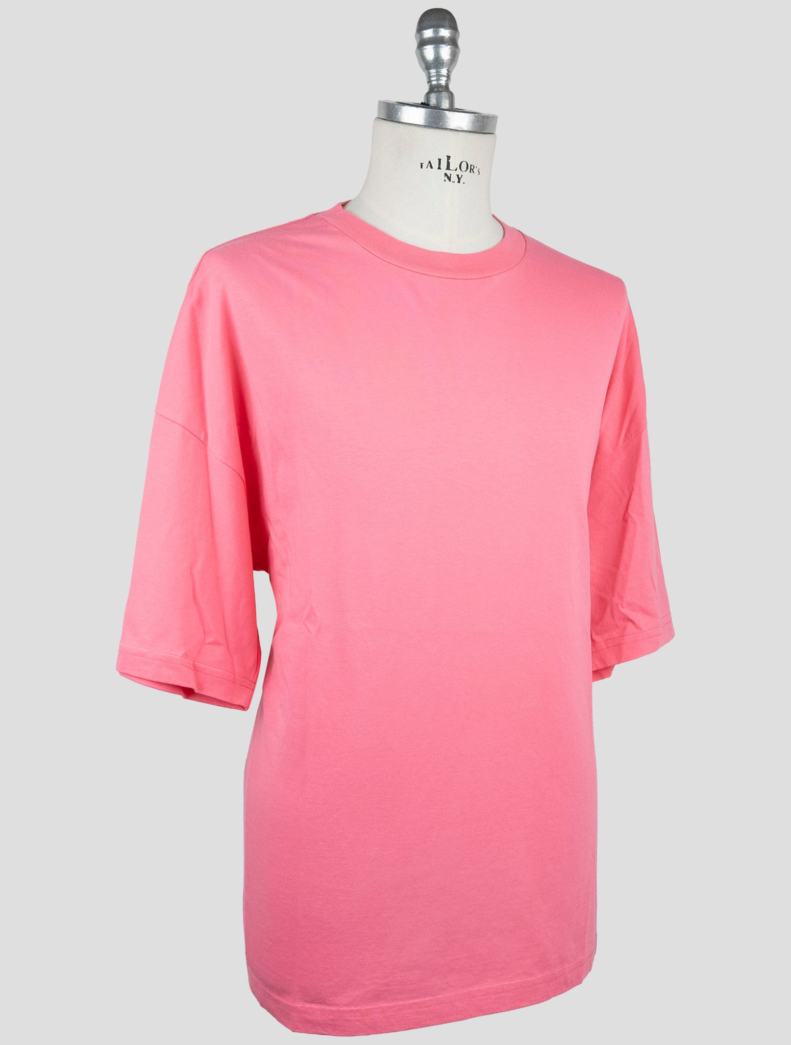 Kiton Knt Pink Cotton T-Shirt