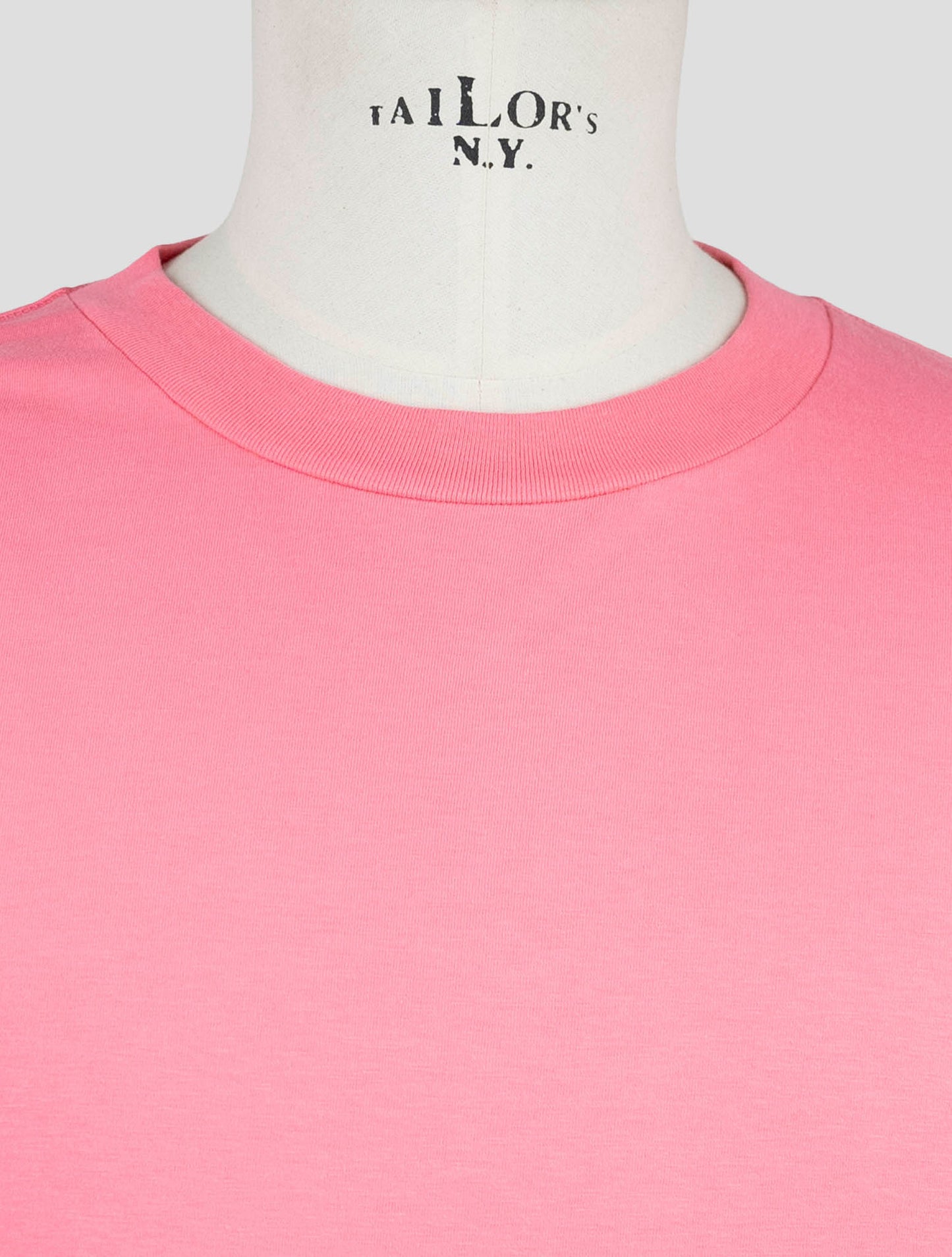 Kiton Knt Pink Cotton T-Shirt