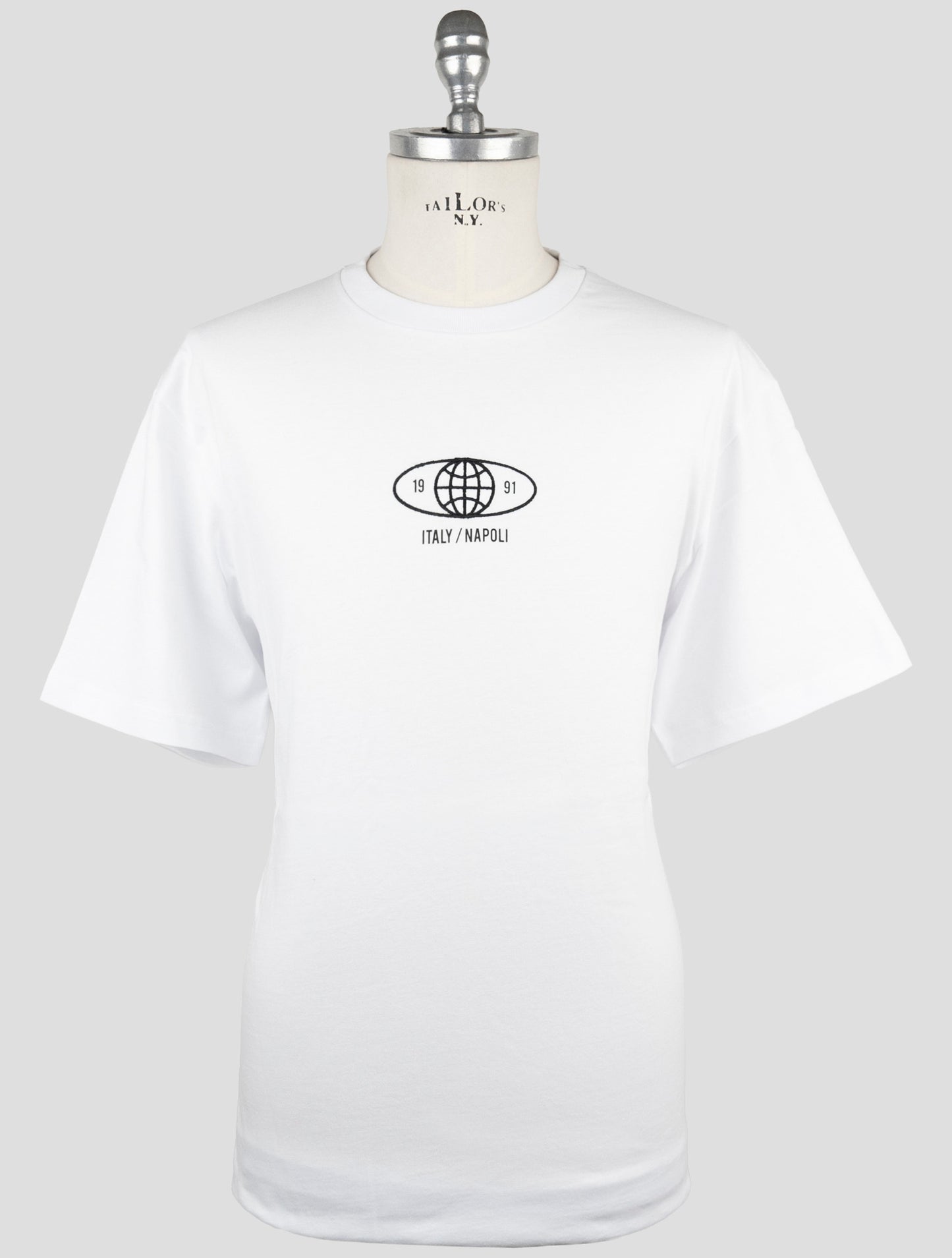 Kiton Knt White Cotton T-Shirt