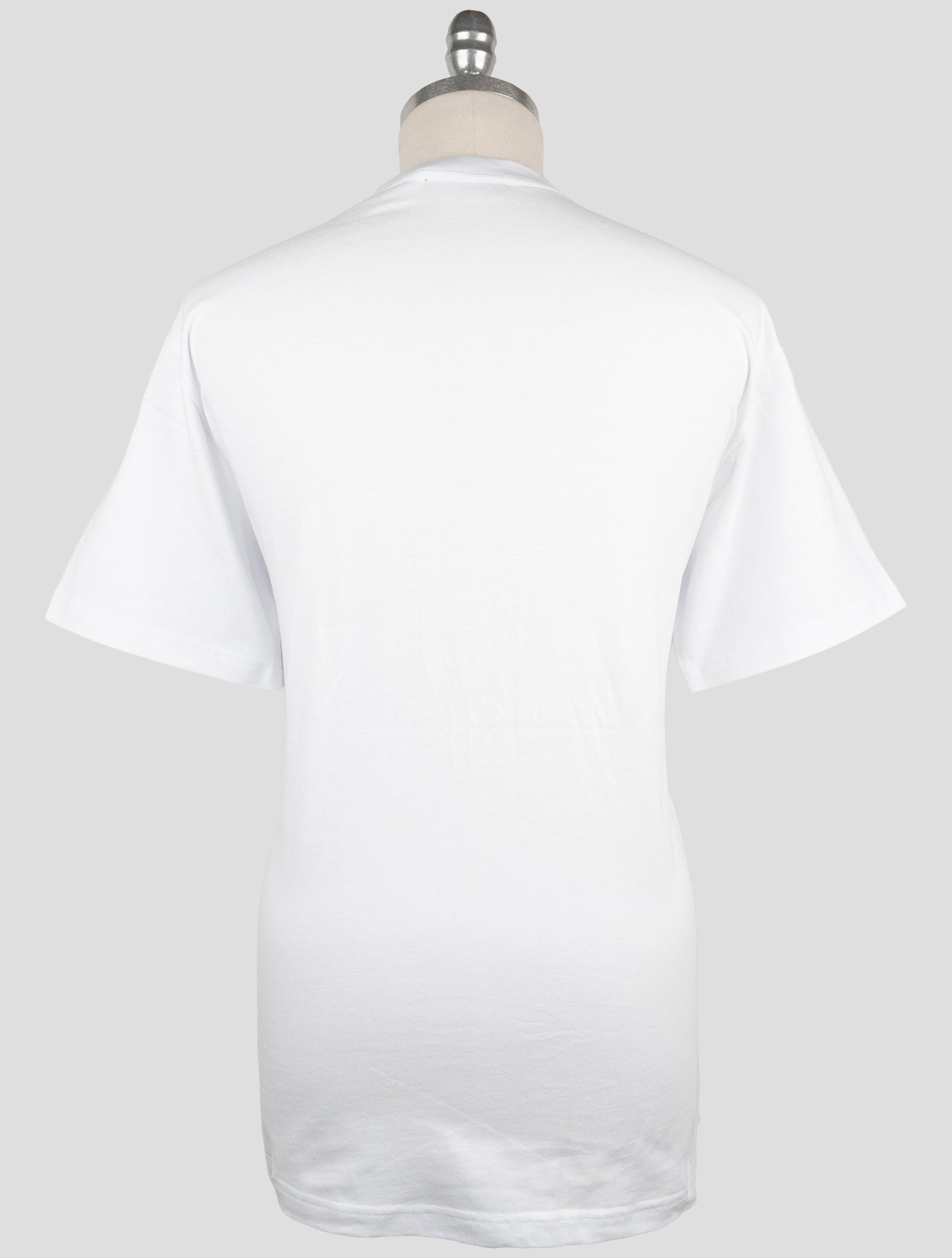 Kiton Knt White Cotton T-Shirt