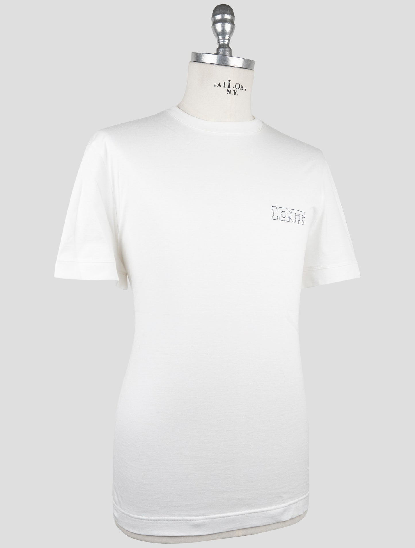 Kiton Knt White Cotton T-Shirt