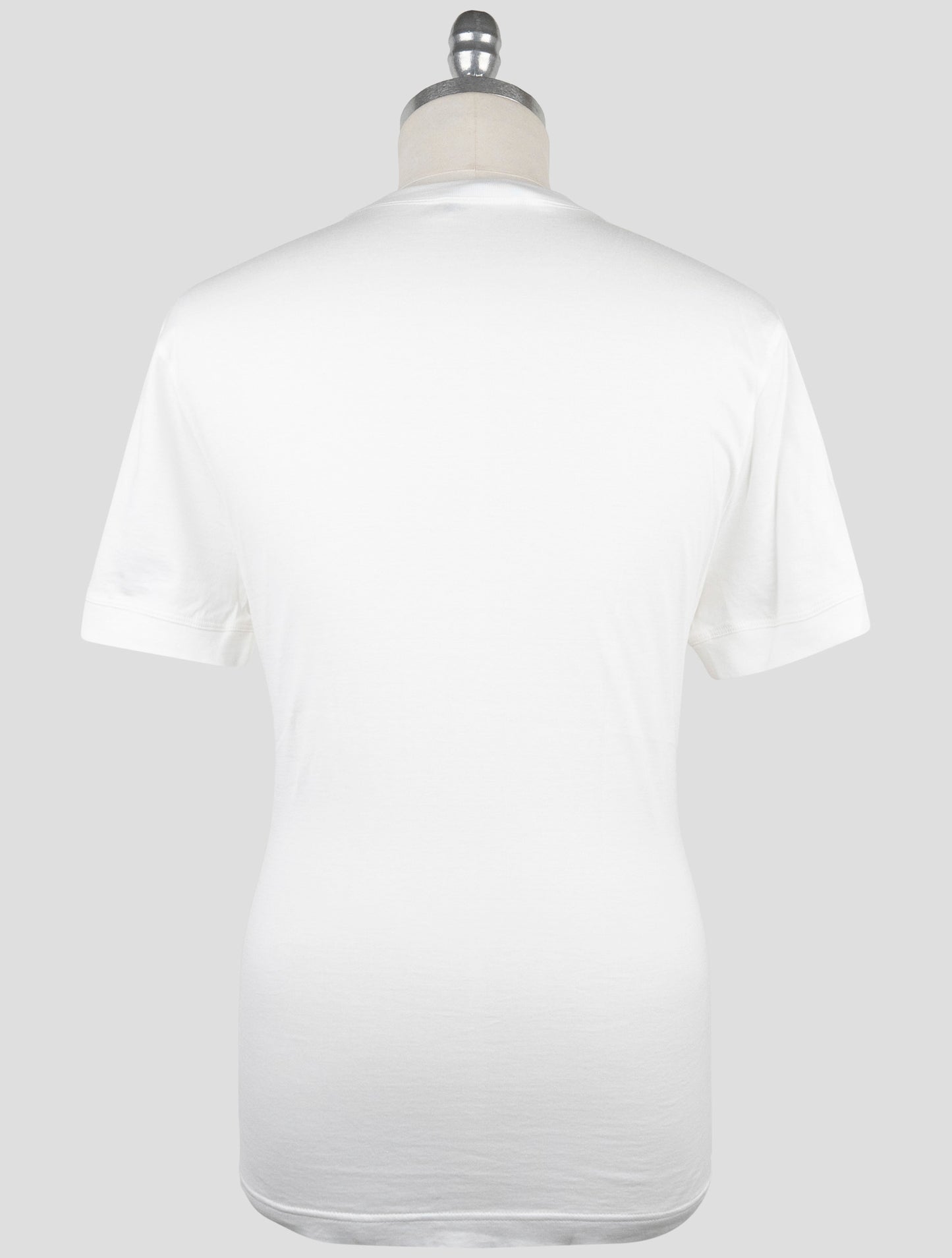 Kiton Knt White Cotton T-Shirt