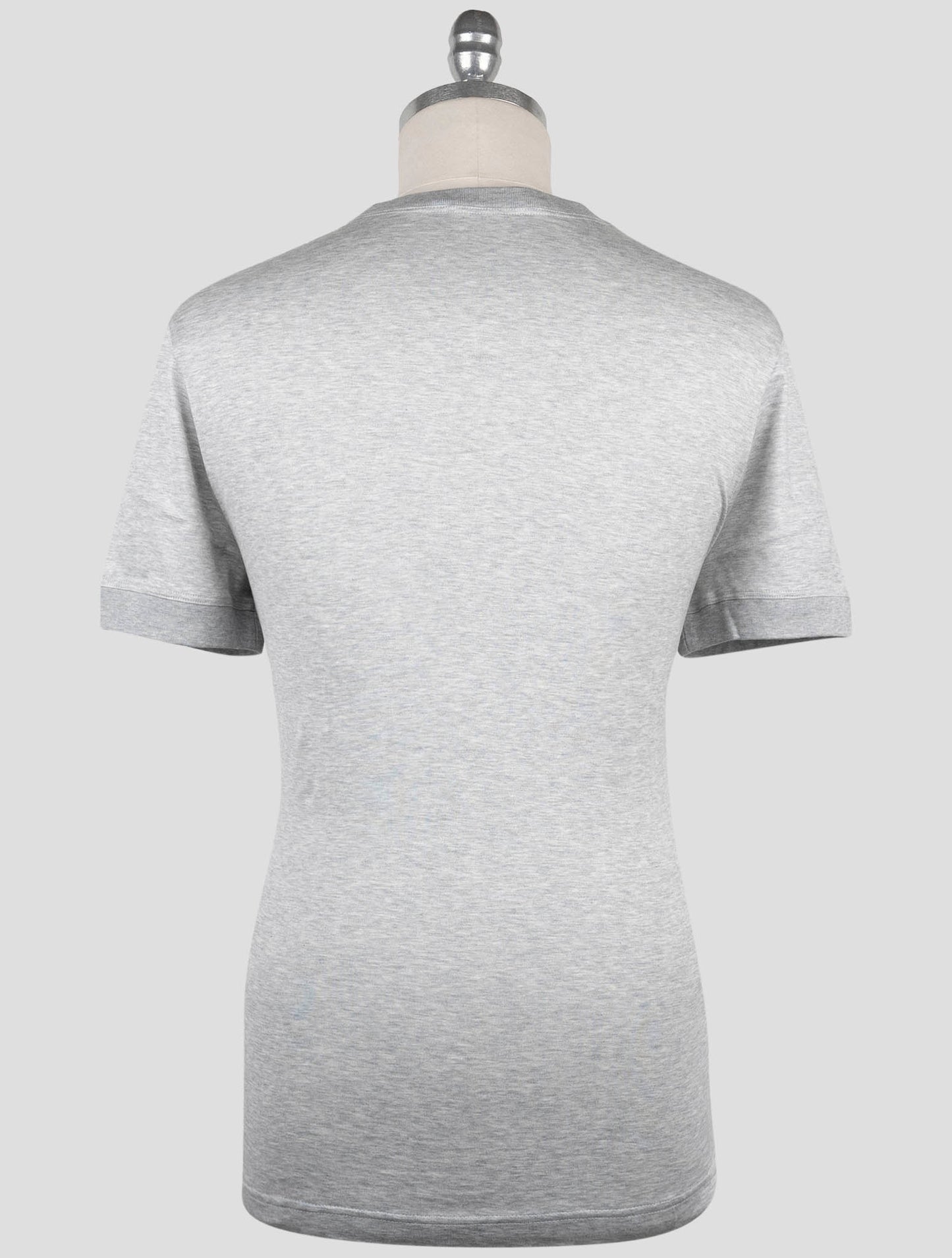 Kiton Knt Gray Cotton T-Shirt