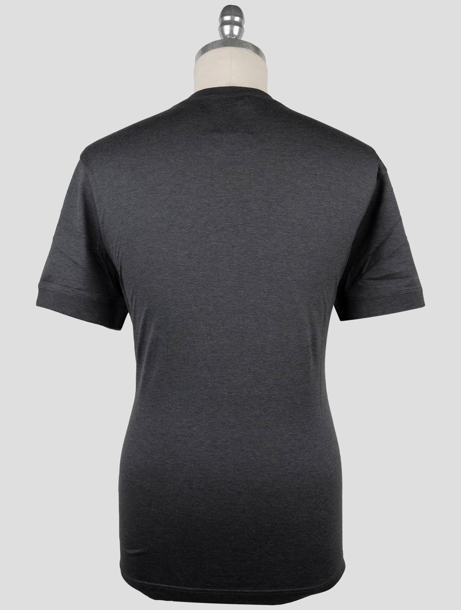 Kiton Knt Gray Cotton T-Shirt