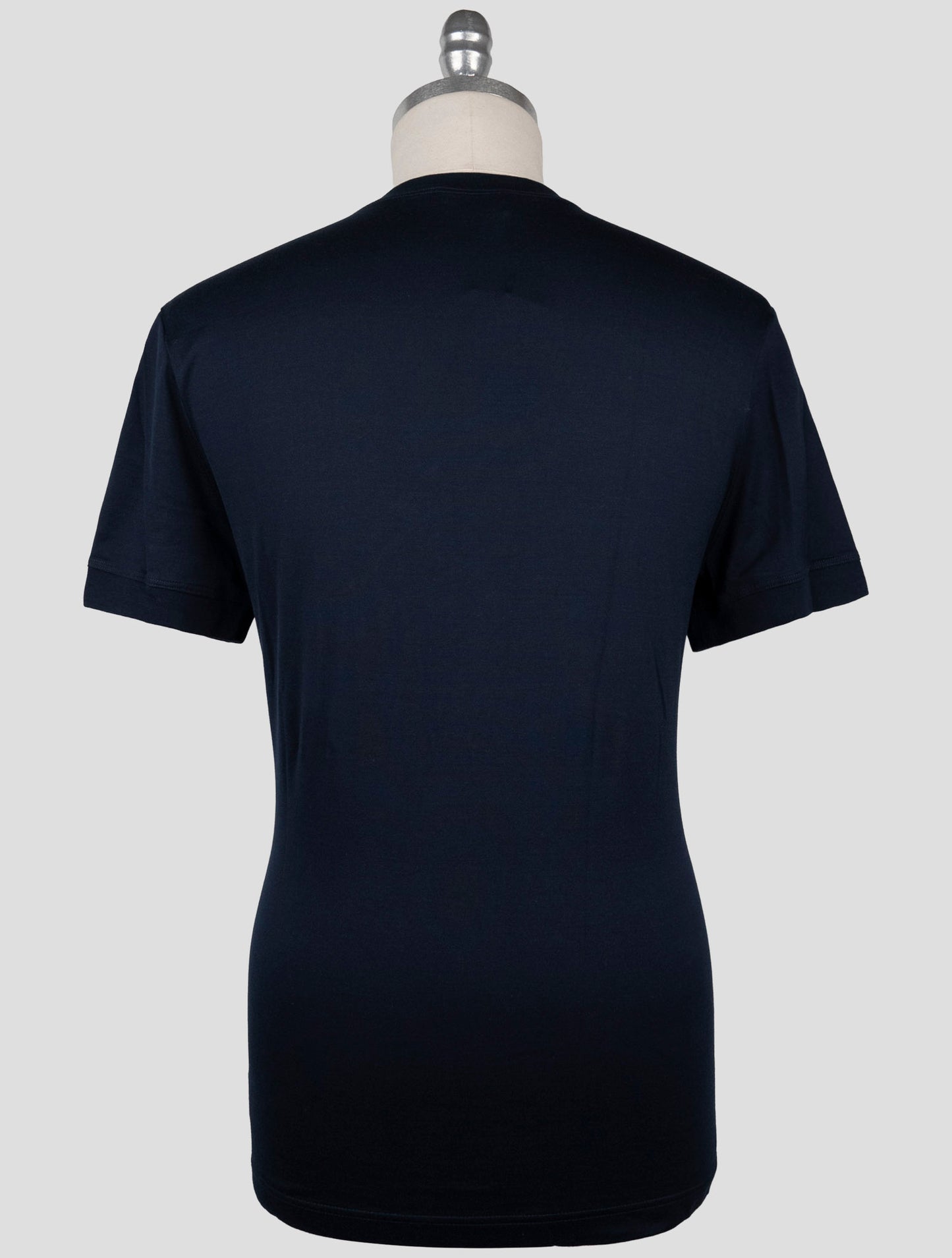 Kiton Knt Blue Cotton T-Shirt