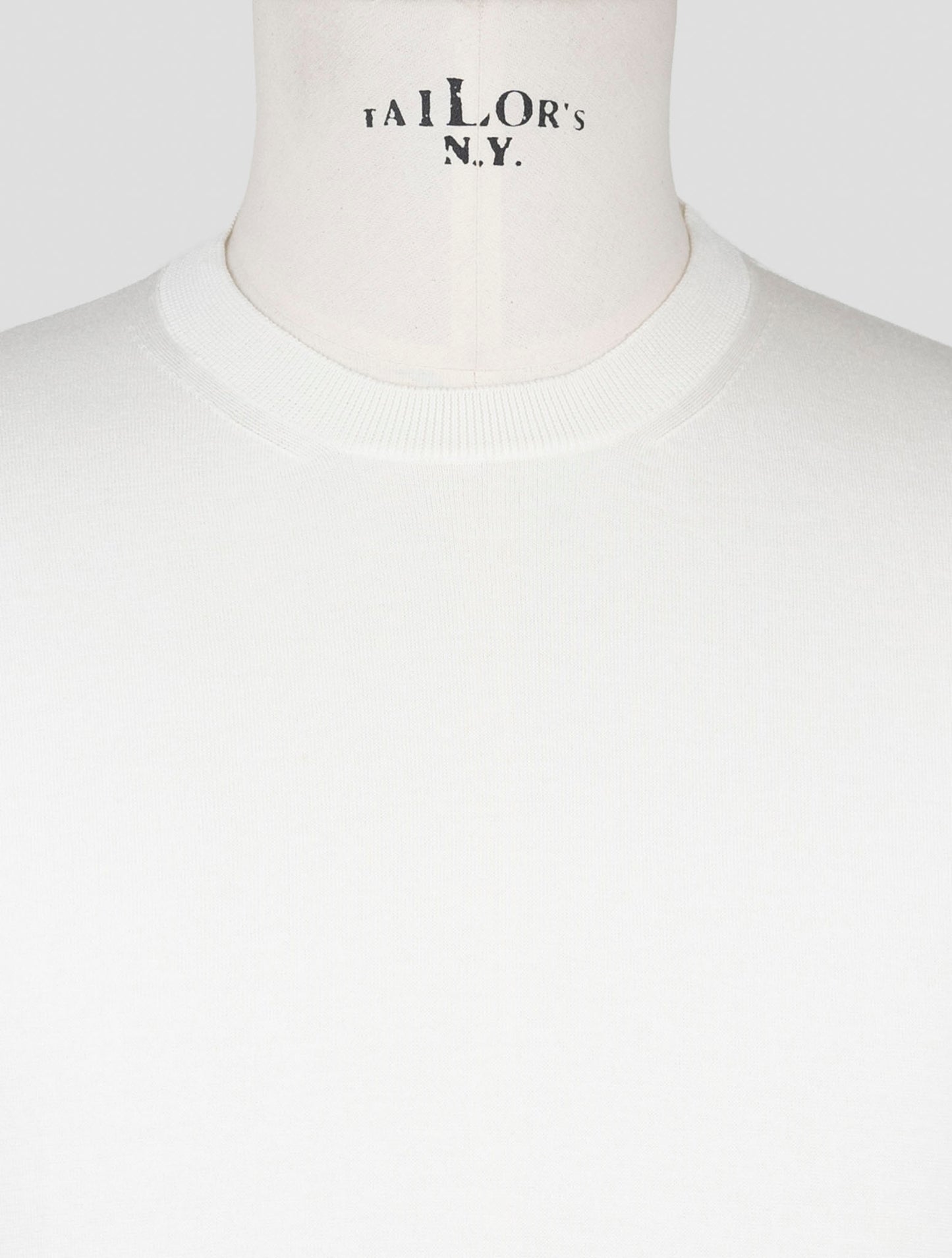 Kiton Knt White Cotton T-Shirt