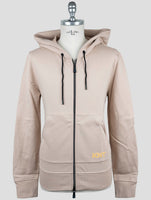 Kiton Knt Beige Cotton Sweater Full Zip