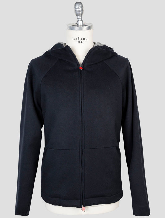Kiton Blue Cashmere Coat