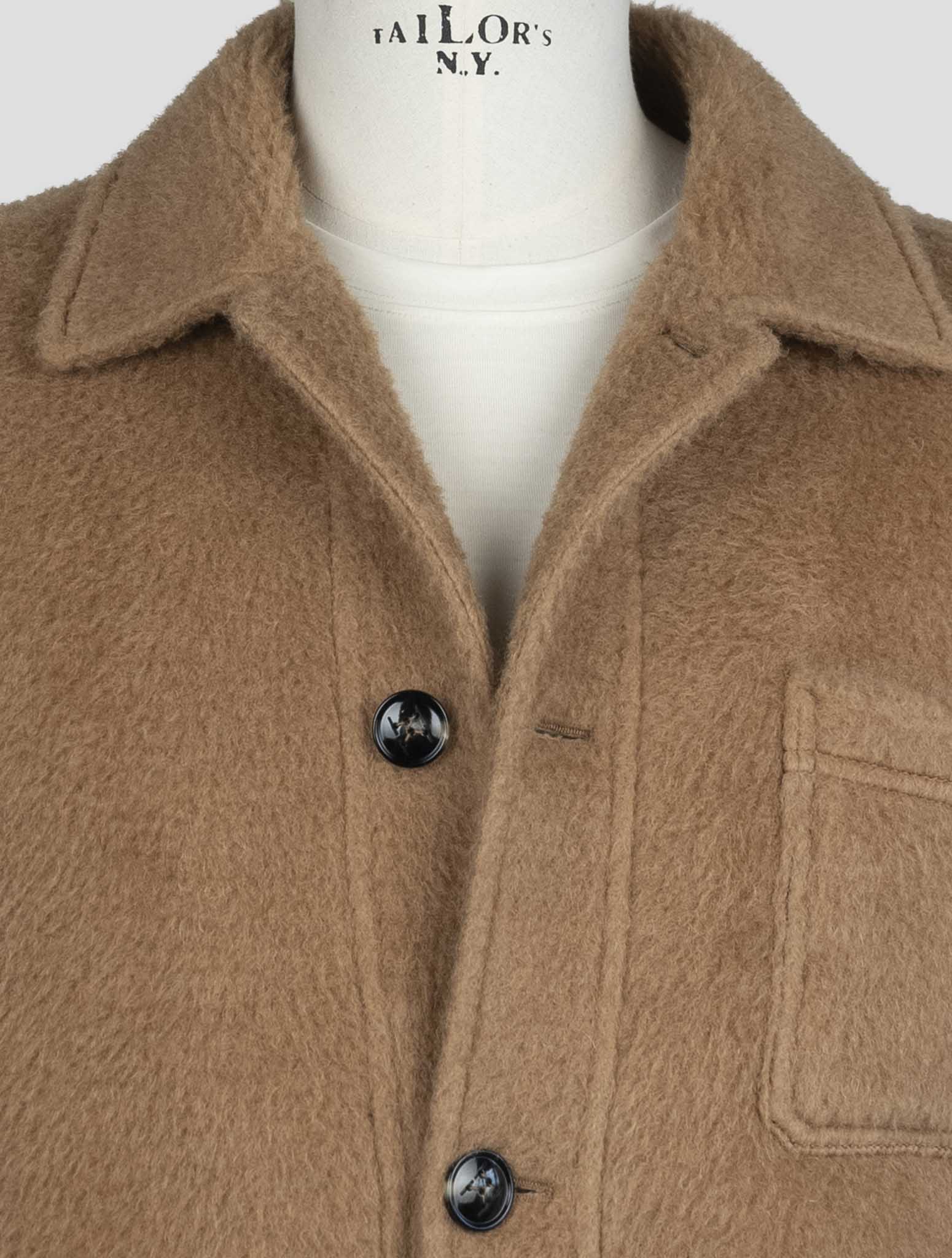Kiton Brown Camel Coat