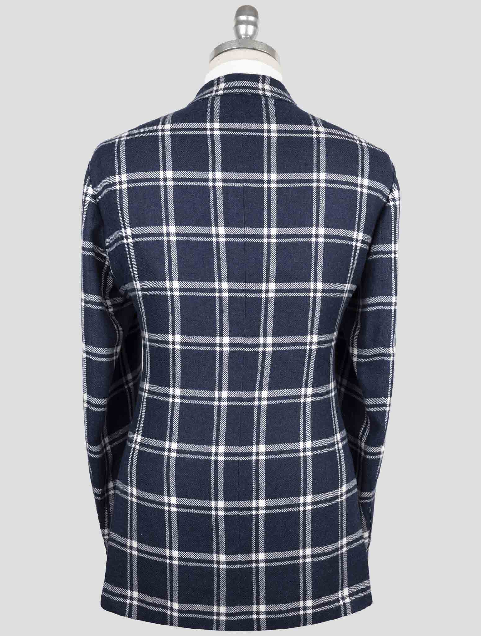 Kiton Blue Linen Cashmere Blazer