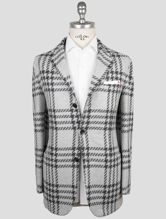 Kiton Gray Cashmere Blazer