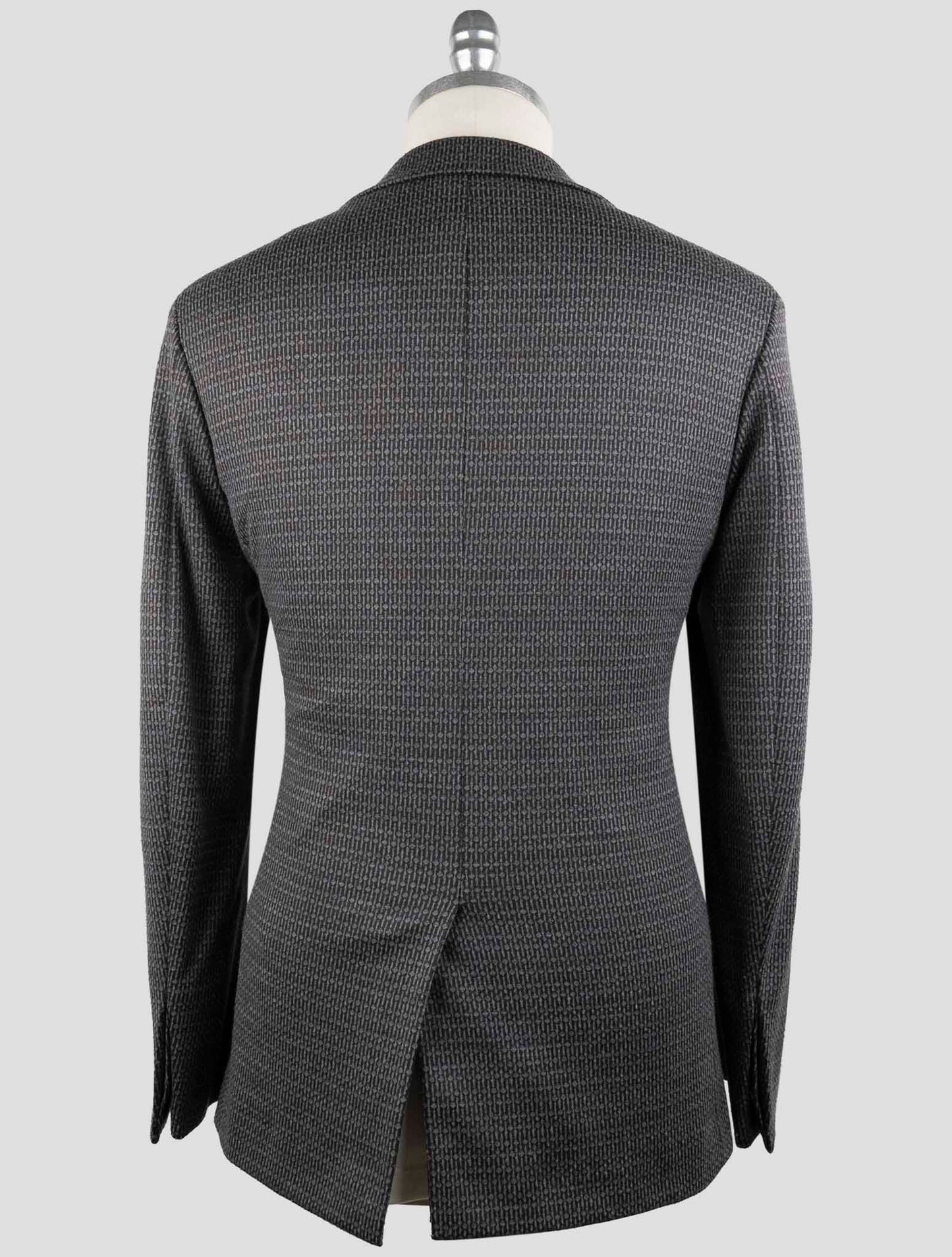 Kiton Knt Gray Cashmere Wool Pl Suit