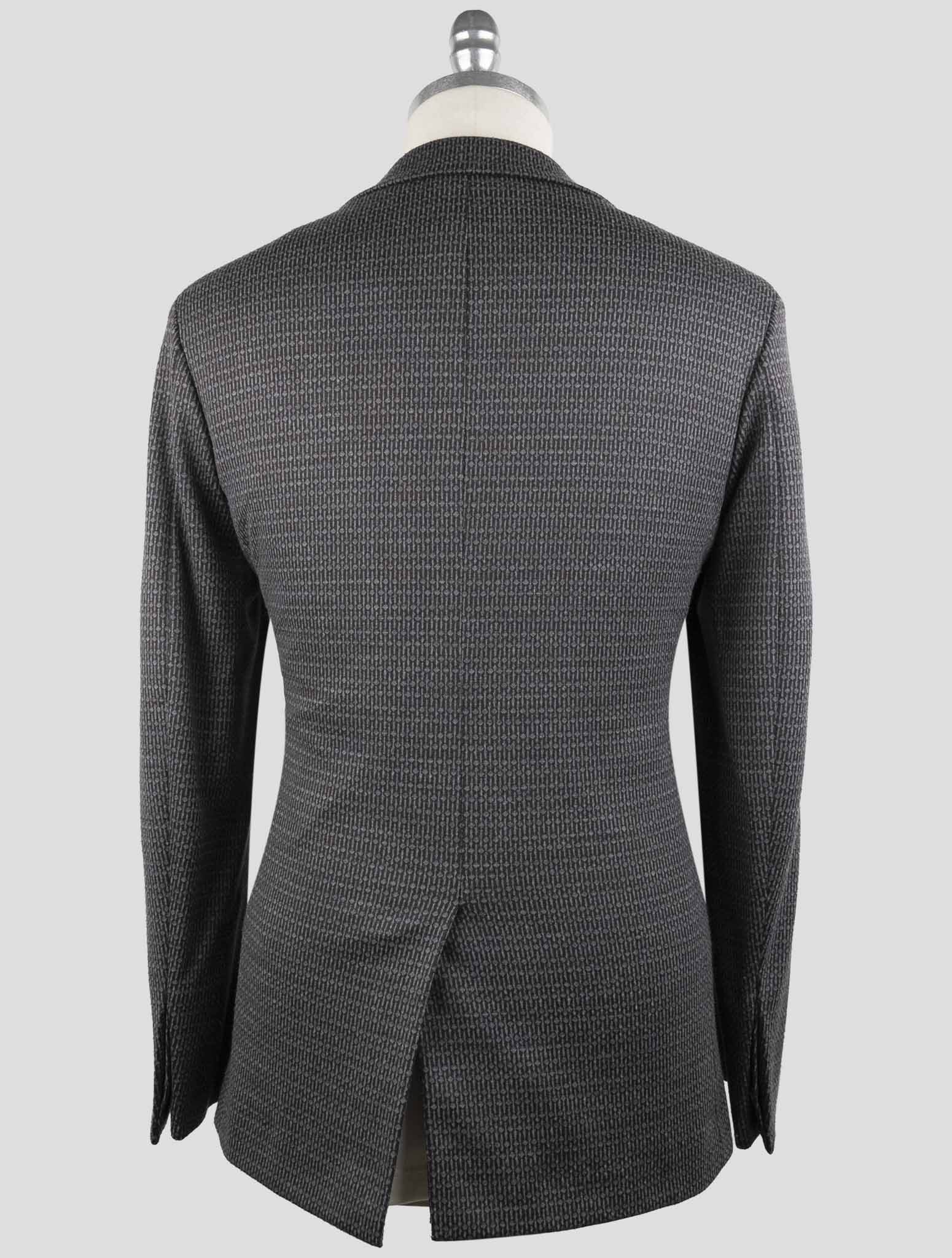 Kiton Knt Gray Cashmere Wool Pl Suit