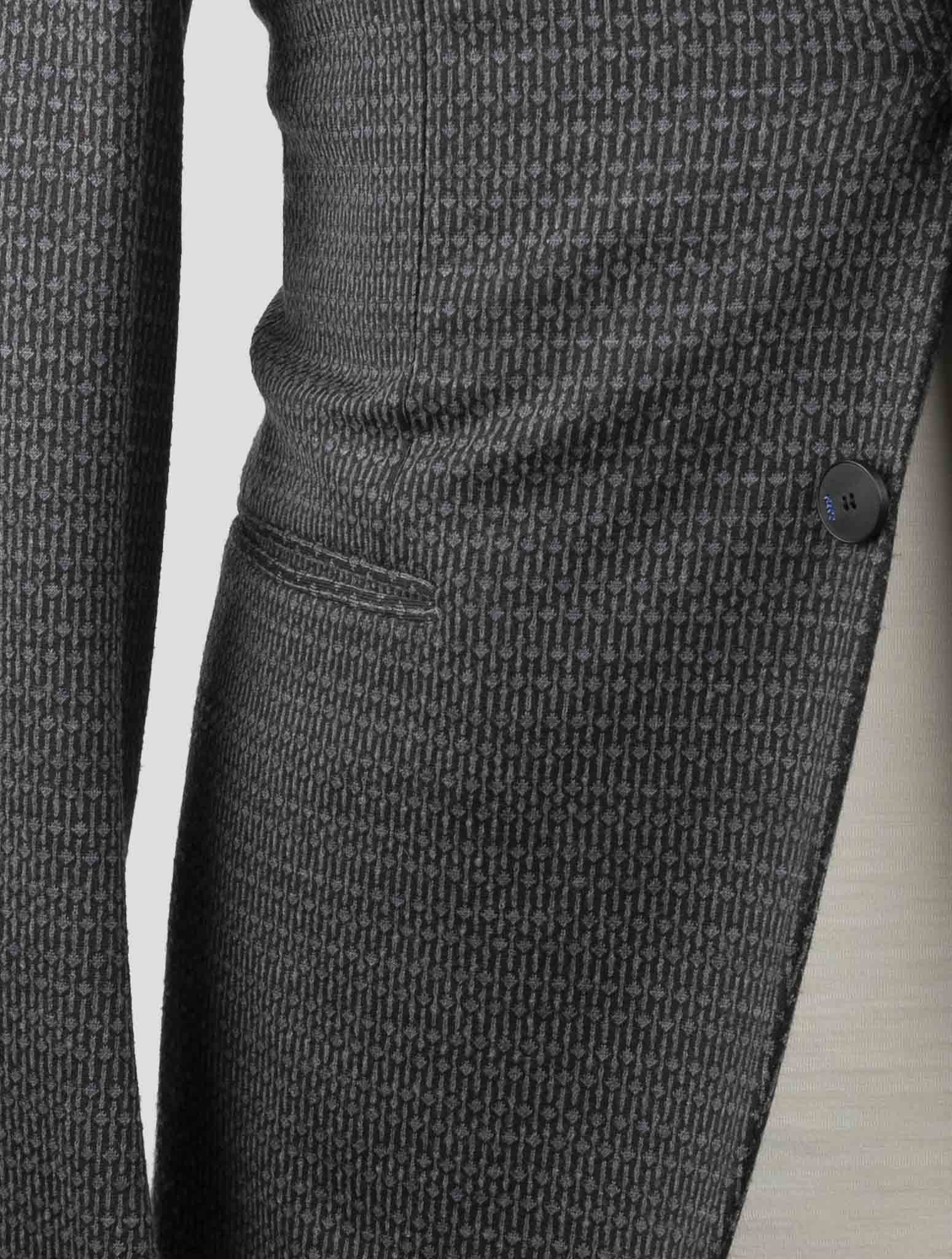 Kiton Knt Gray Cashmere Wool Pl Suit