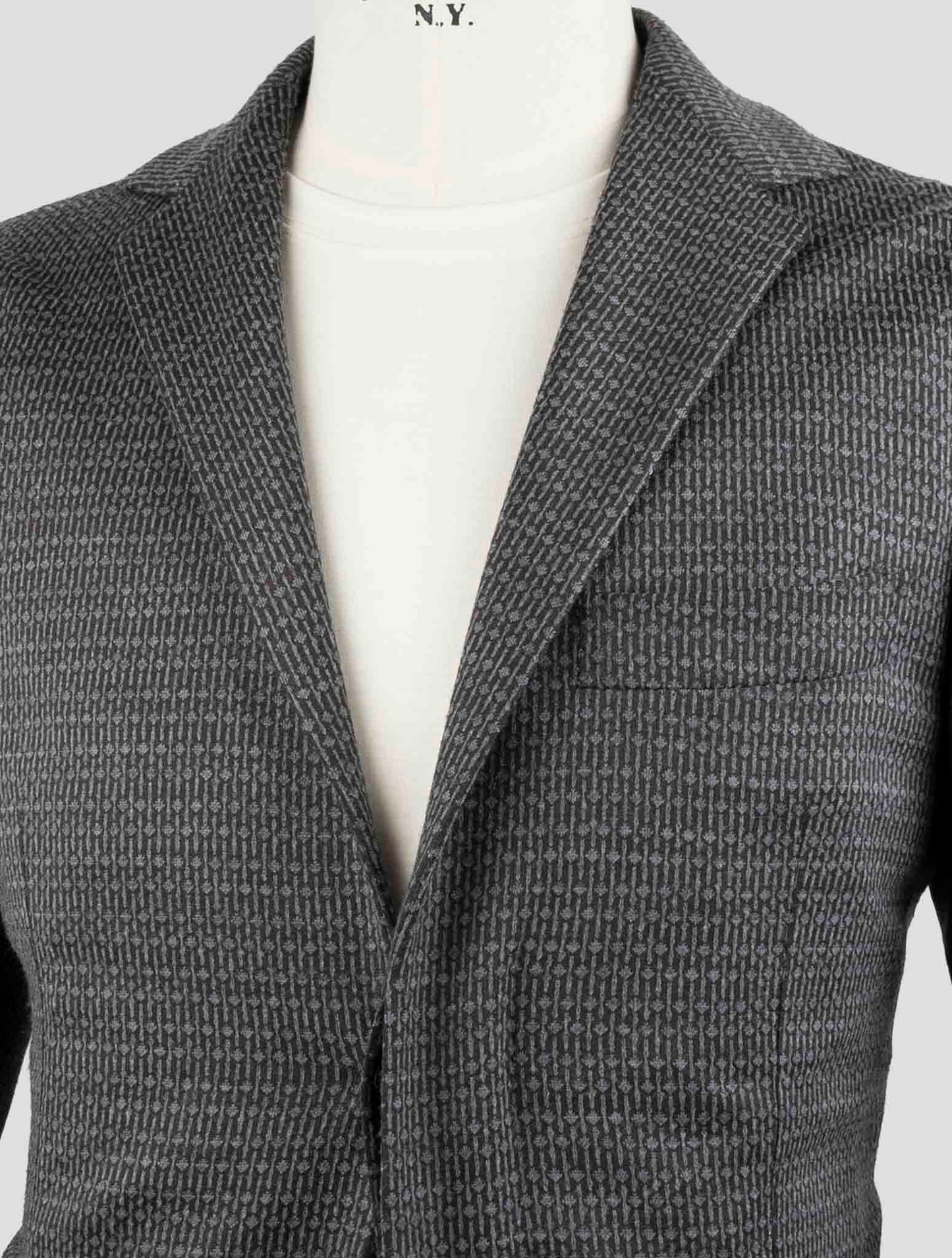Kiton Knt Gray Cashmere Wool Pl Suit