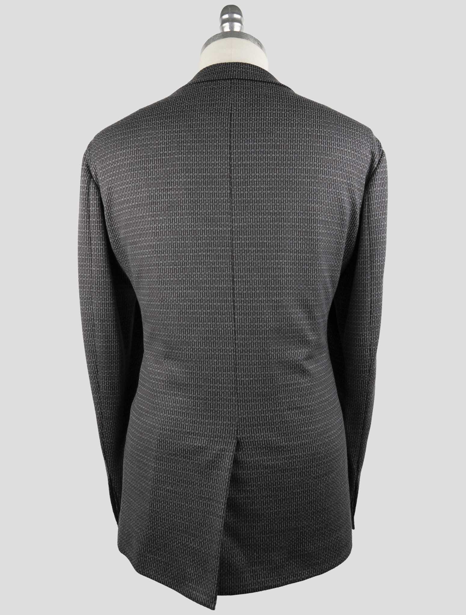 Kiton Knt Gray Cashmere Wool Pl Suit