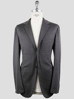 Kiton Knt Gray Cashmere Wool Pl Suit